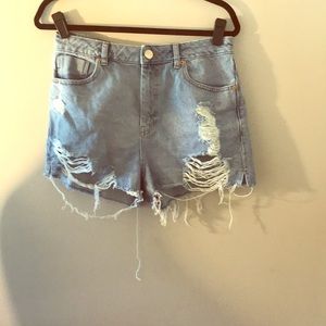 ASOS denim shorts